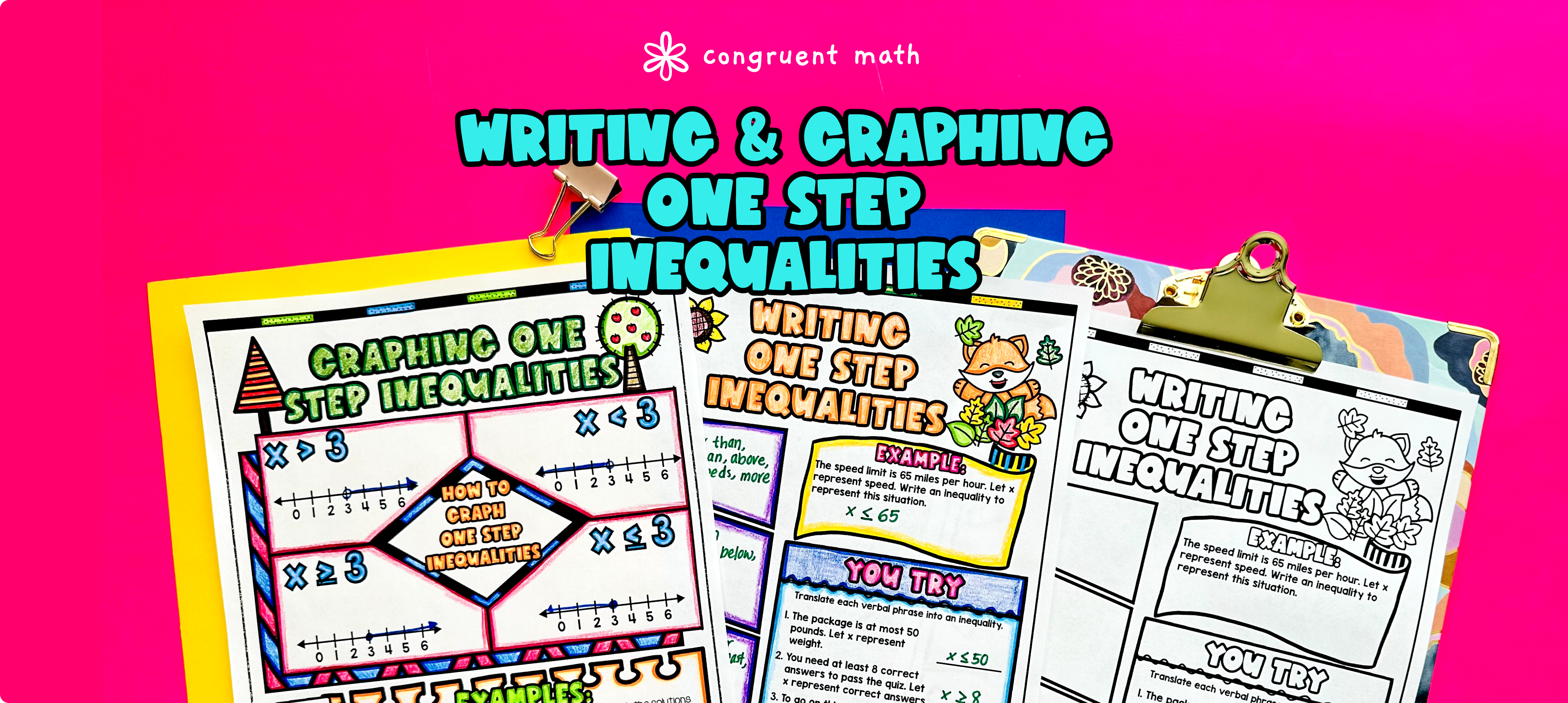 Writing and Graphing One Step Inequalities Lesson Plan