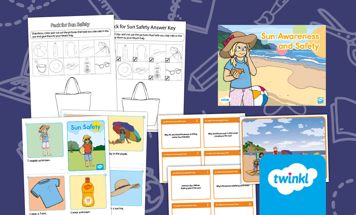 Sun safety lesson for K-2nd Grade