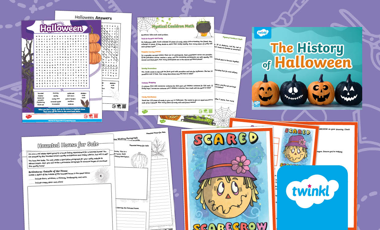 Halloween Activity Bundle for Seventh Grade